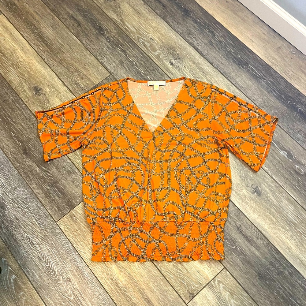 Michael Kors Orange rope with chain pattern